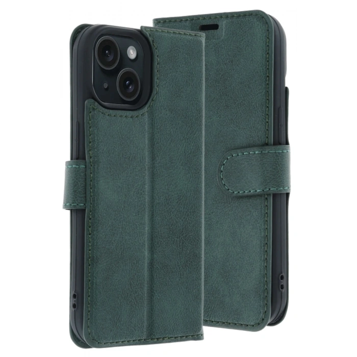 Durukar® iPhone 15 Trend S Plus Flip Case - Green