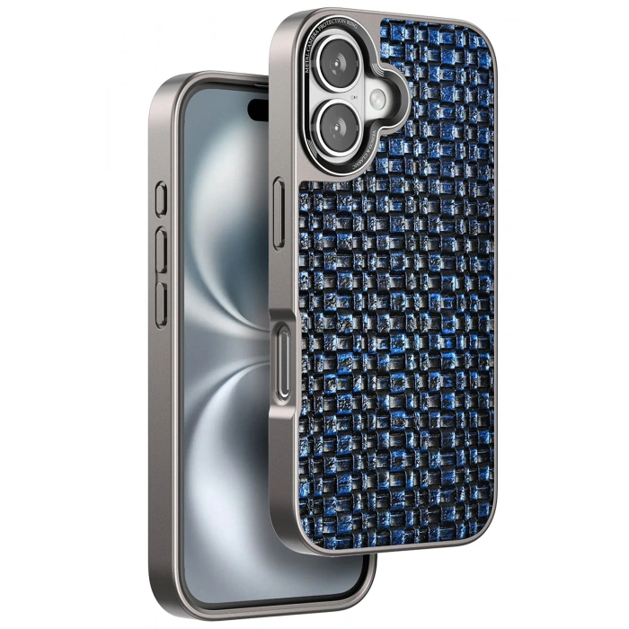 Durukar®  iPhone 16 Brand Kapak - Lacivert