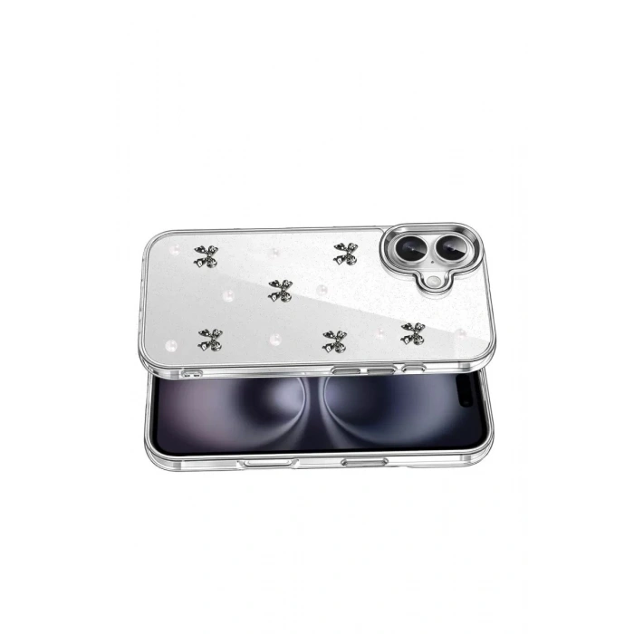Durukar®   iPhone 16 Fiyonk Desenli Kapak - Desen 8