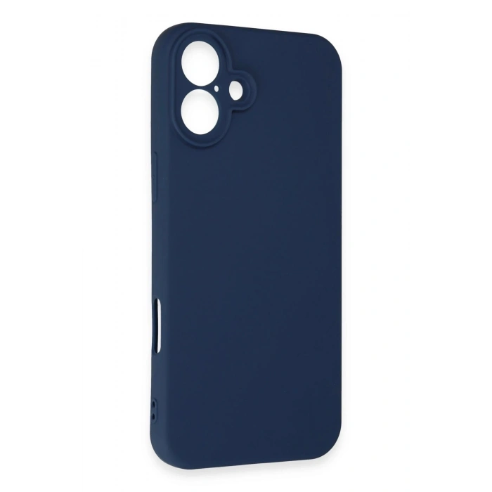 Durukar®  iPhone 16 Kılıf First Silikon - Lacivert