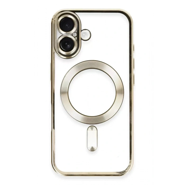 Durukar®   iPhone 16 Kılıf Kross Magneticsafe Kapak - Gold