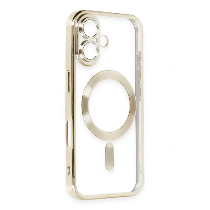 Durukar®   iPhone 16 Kılıf Kross Magneticsafe Kapak - Gold