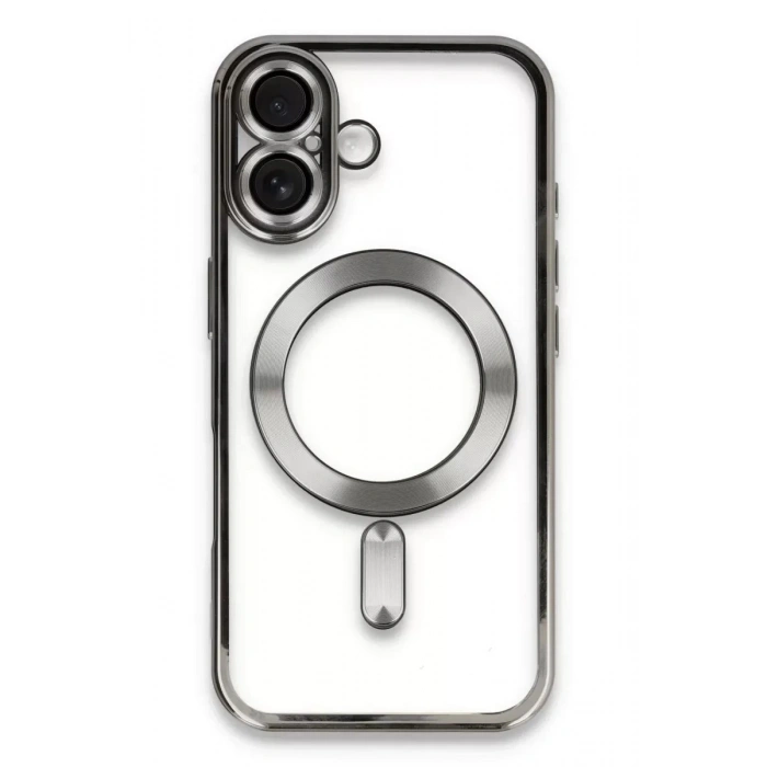 Durukar®   iPhone 16 Kılıf Kross Magneticsafe Kapak - Titan Gri