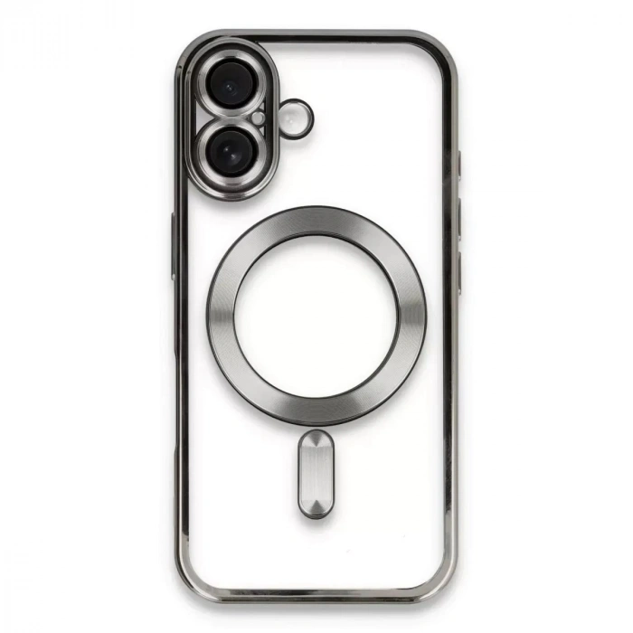 Durukar®   iPhone 16 Kılıf Kross Magneticsafe Kapak - Titan Gri