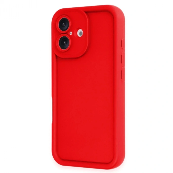 Durukar®  iPhone 16 Kılıf Viera Silikon - Kırmızı