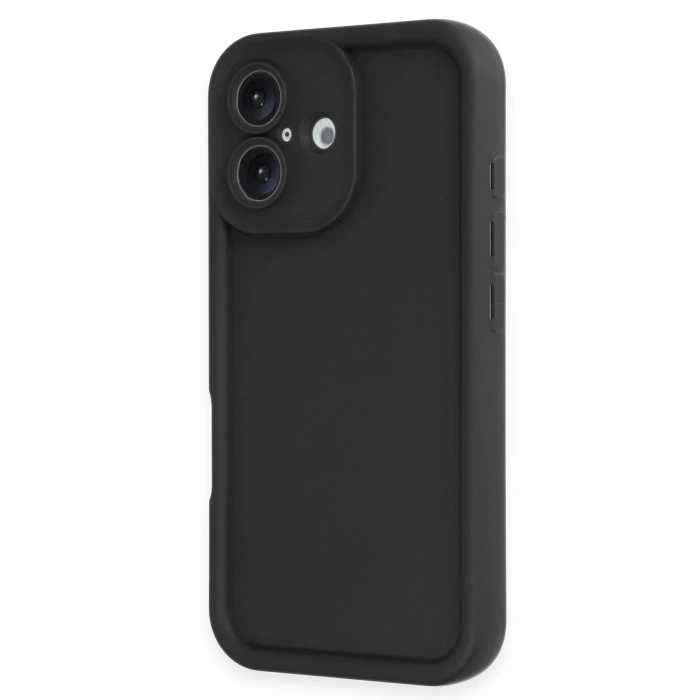 Durukar®  iPhone 16 Kılıf Viera Silikon - Siyah