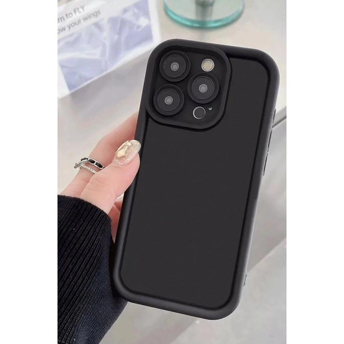 Durukar®  iPhone 16 Kılıf Viera Silikon - Siyah