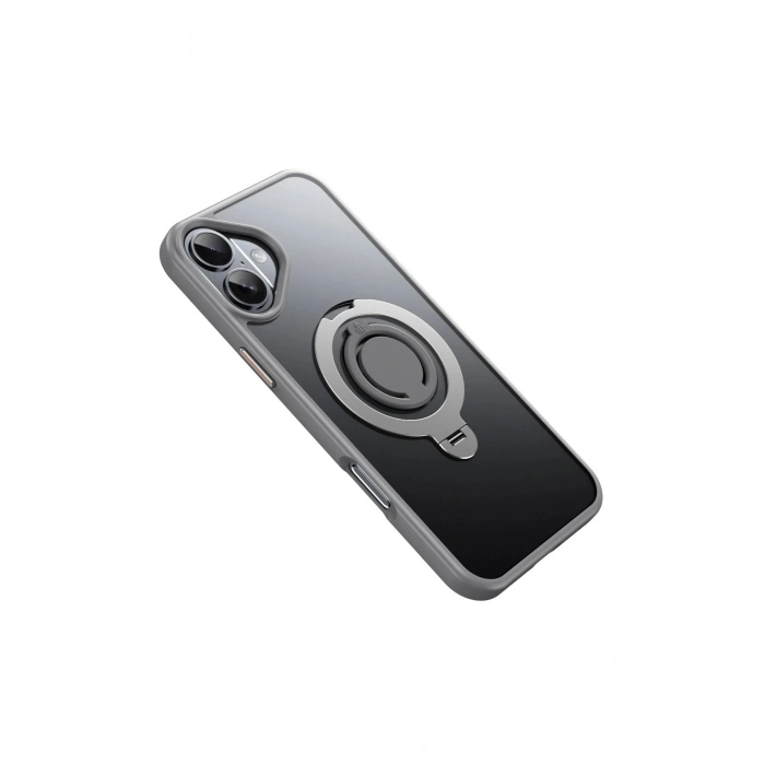 Durukar®  iPhone 16 Plus Avatar 360 Dönen Magsafe Kapak - Titan Gri