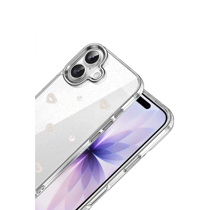 Durukar®   iPhone 16 Plus Fiyonk Desenli Kapak - Desen 10