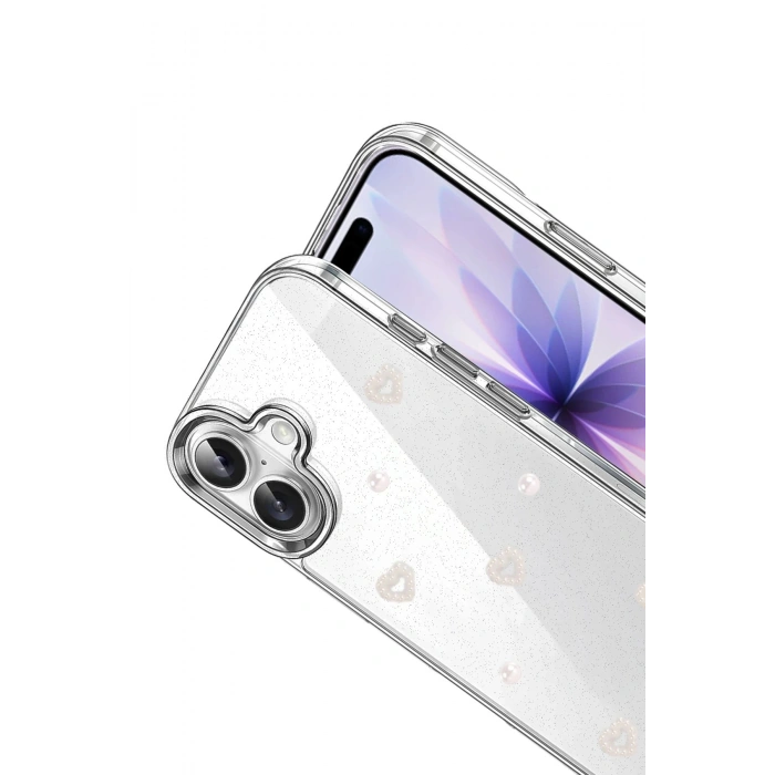 Durukar®   iPhone 16 Plus Fiyonk Desenli Kapak - Desen 10