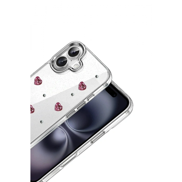 Durukar®   iPhone 16 Plus Fiyonk Desenli Kapak - Desen 3