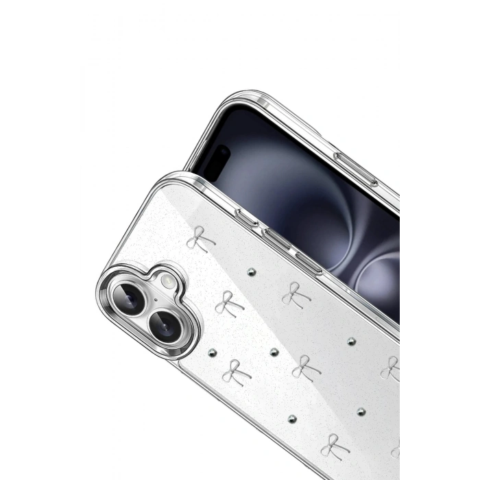 Durukar®   iPhone 16 Plus Fiyonk Desenli Kapak - Desen 5