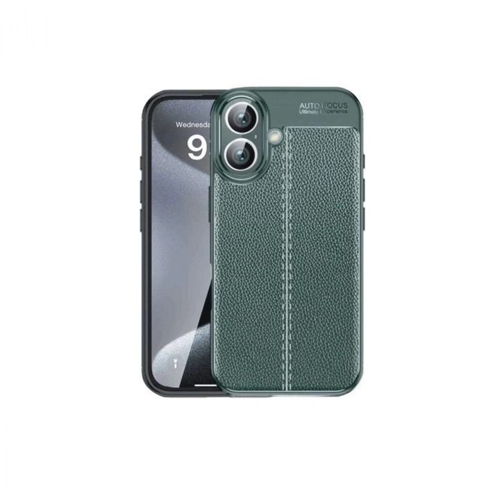 Durukar®  iPhone 16 Plus Kılıf Auto Focus Kapak - Koyu Yeşil