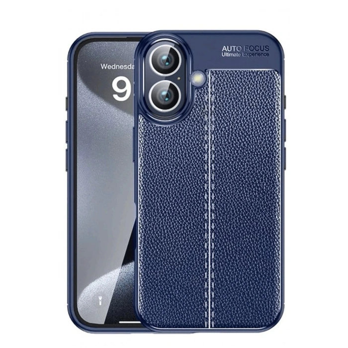 Durukar®  iPhone 16 Plus Kılıf Auto Focus Kapak - Lacivert