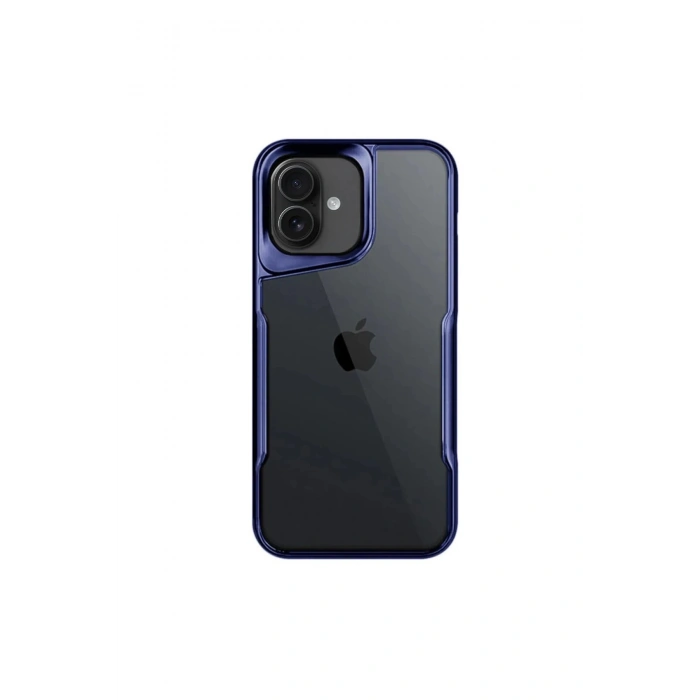 Durukar®  iPhone 16 Plus Kılıf Boyi Silikon Kapak - Lacivert