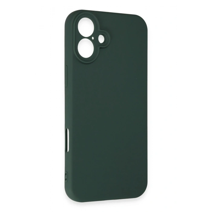 Durukar®  iPhone 16 Plus Kılıf First Silikon - Koyu Yeşil