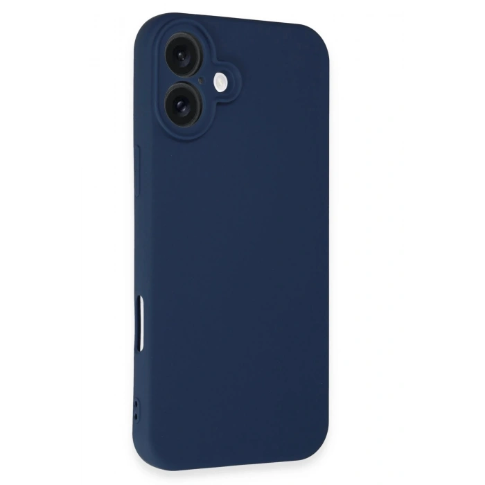Durukar®  iPhone 16 Plus Kılıf First Silikon - Lacivert