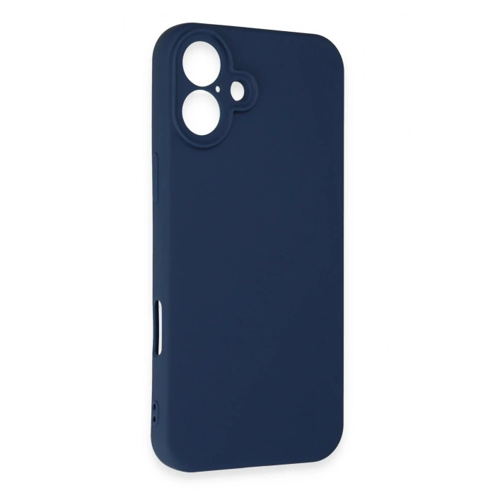 Durukar®  iPhone 16 Plus Kılıf First Silikon - Lacivert