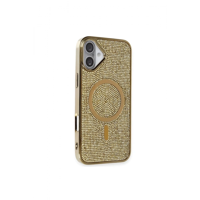 Durukar®  iPhone 16 Plus Kılıf Helen Magsafe Kapak - Gold