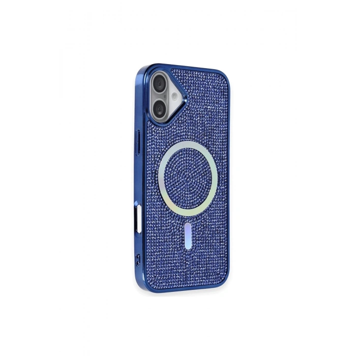 Durukar®  iPhone 16 Plus Kılıf Helen Magsafe Kapak - Lacivert