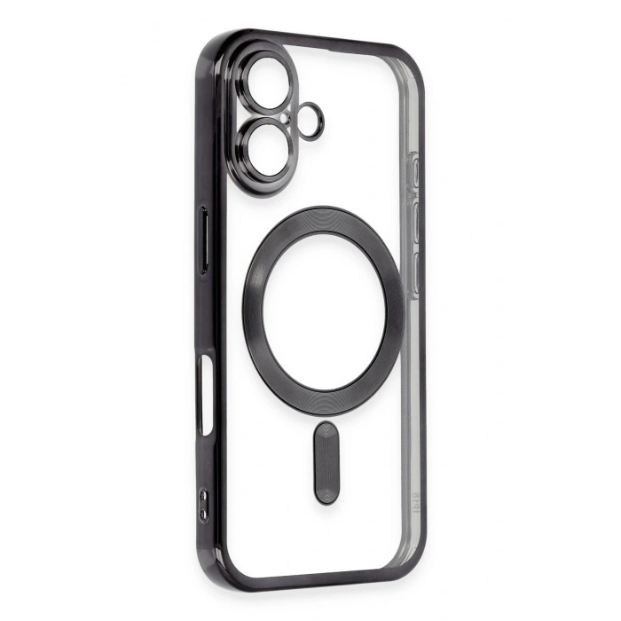 Durukar®  iPhone 16 Plus Kılıf Kross Magneticsafe Kapak - Siyah