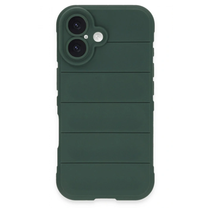 Durukar®  iPhone 16 Plus Kılıf Optimum Silikon - Koyu Yeşil