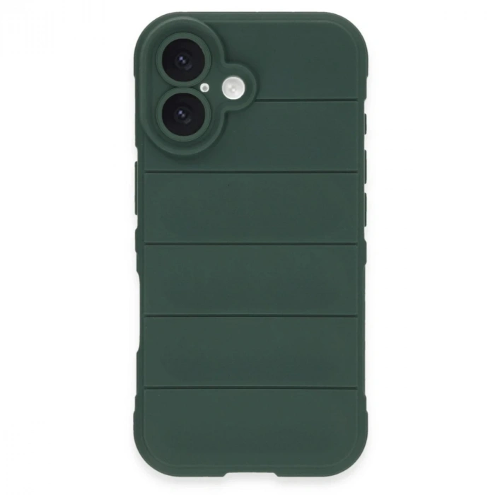 Durukar®  iPhone 16 Plus Kılıf Optimum Silikon - Koyu Yeşil