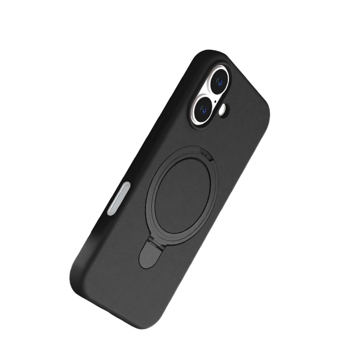 Durukar®   iPhone 16 Plus Regal Magsafe Standlı Kapak - Siyah