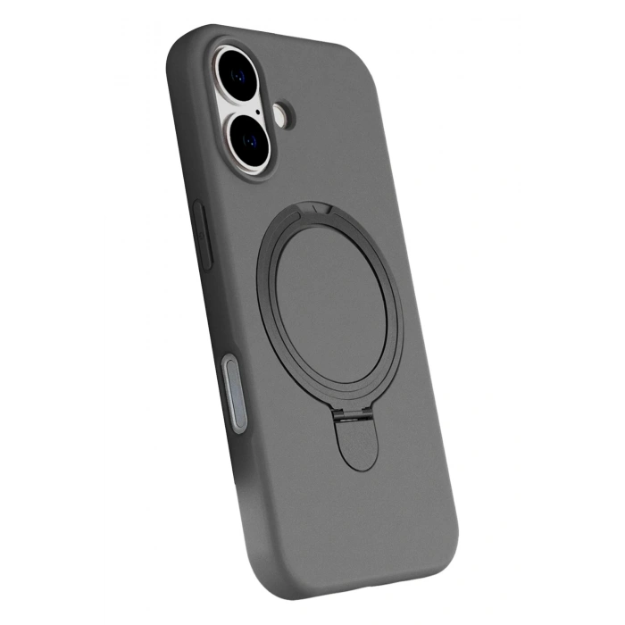 Durukar®   iPhone 16 Plus Regal Magsafe Standlı Kapak - Titan Gri