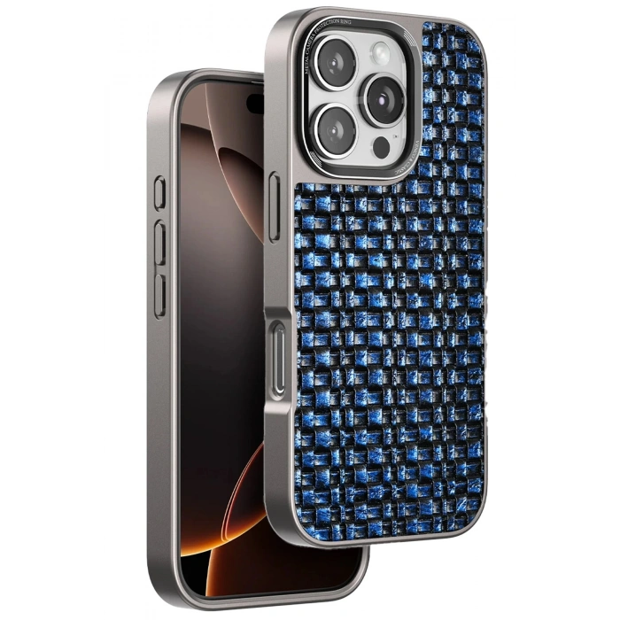Durukar®  iPhone 16 Pro Brand Kapak - Lacivert