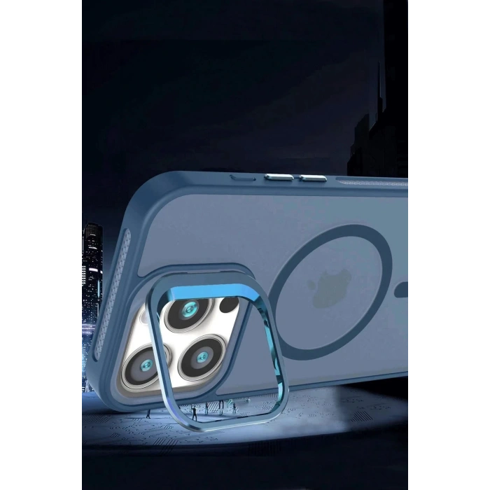 Durukar®  iPhone 16 Pro Flet Lens Magsafe Kapak - Siyah