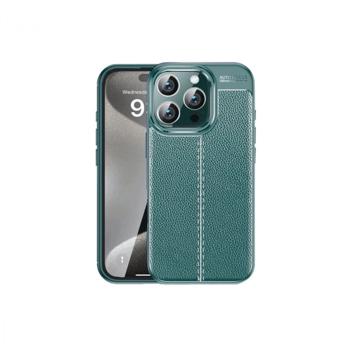 Durukar®  iPhone 16 Pro Kılıf Auto Focus Kapak - Koyu Yeşil