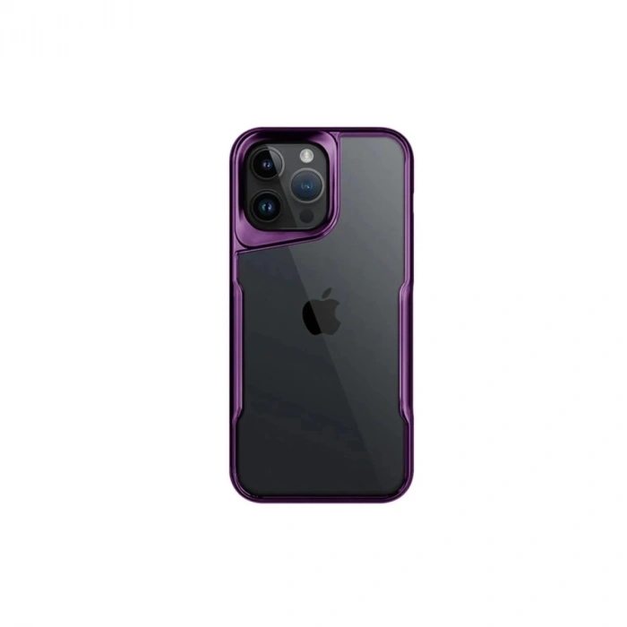 Durukar®  iPhone 16 Pro Kılıf Boyi Silikon Kapak - Derin Mor