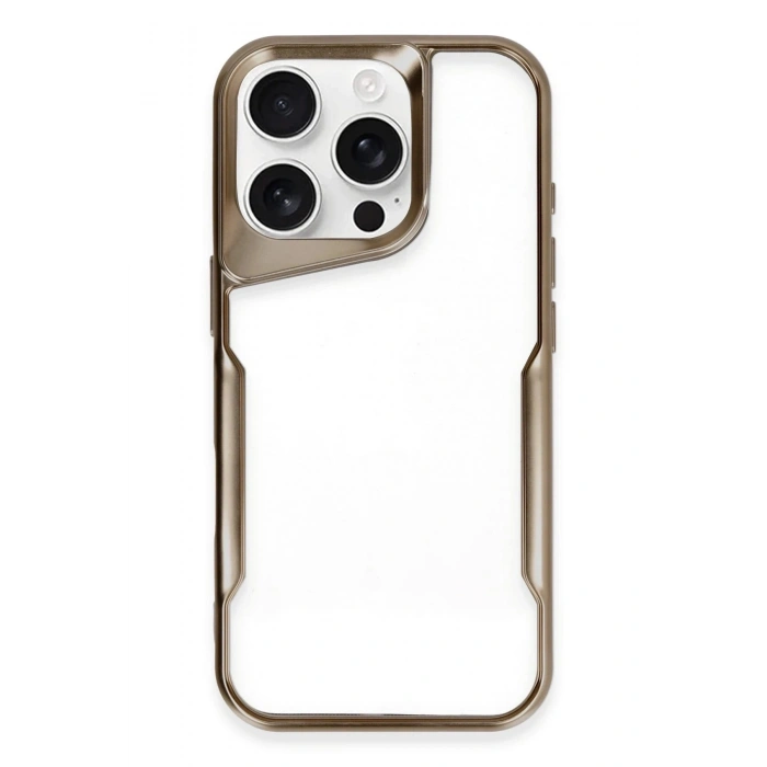 Durukar®  iPhone 16 Pro Kılıf Boyi Silikon Kapak - Desert