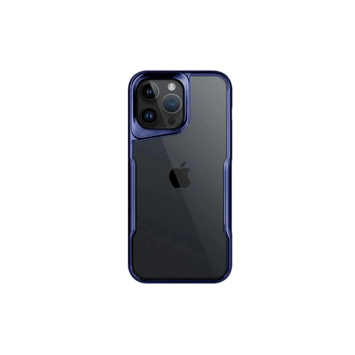 Durukar®  iPhone 16 Pro Kılıf Boyi Silikon Kapak - Lacivert