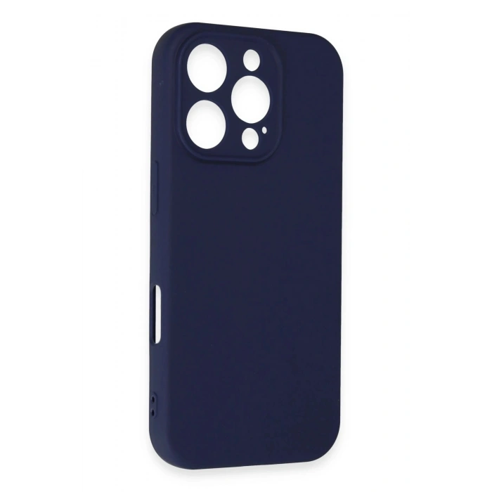 Durukar®  iPhone 16 Pro Kılıf First Silikon - Lacivert