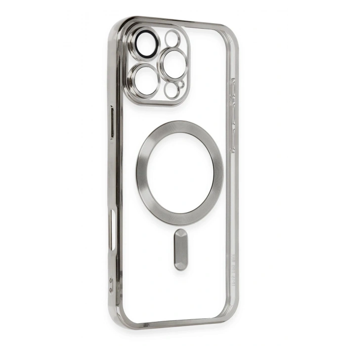 Durukar®  iPhone 16 Pro Kılıf Kross Magneticsafe Kapak - Titan Gri