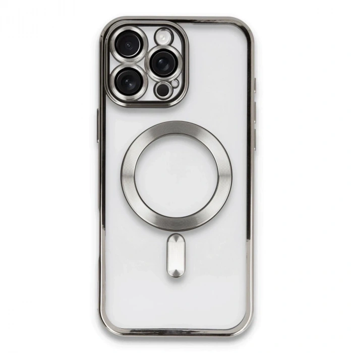 Durukar®  iPhone 16 Pro Kılıf Kross Magneticsafe Kapak - Titan Gri