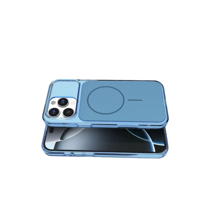 Durukar®   iPhone 16 Pro Max Bruma Magsafe Kapak - Mavi