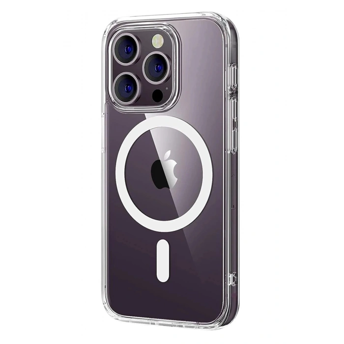 Durukar®   iPhone 16 Pro Max Combo Sert Şeffaf Magsafe Kapak - Şeffaf