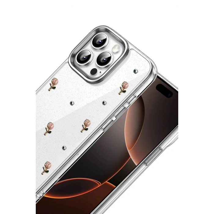 Durukar®   iPhone 16 Pro Max Fiyonk Desenli Kapak - Desen 6