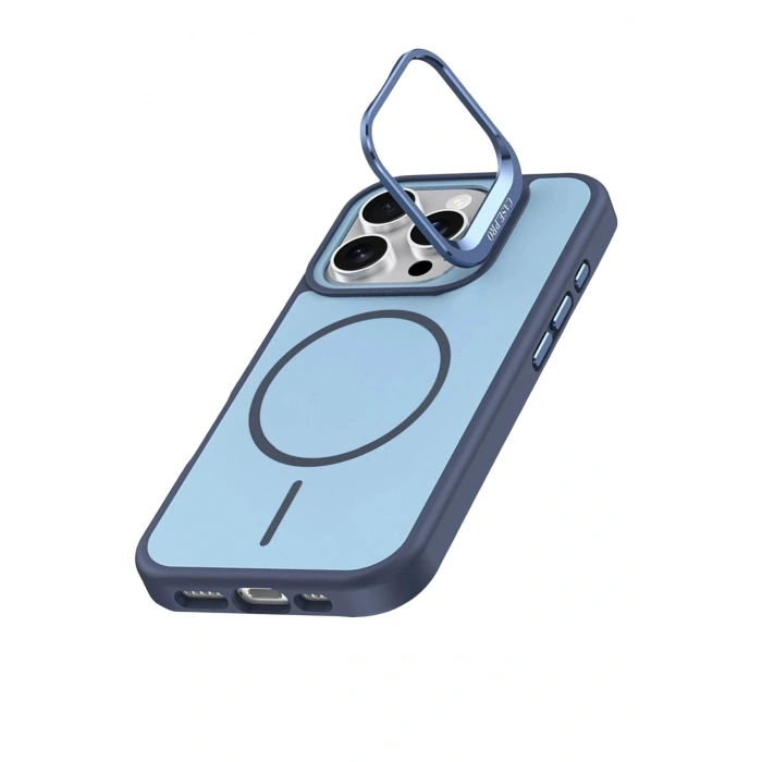 Durukar®   iPhone 16 Pro Max Flexa Magsafe Kapak - Mavi