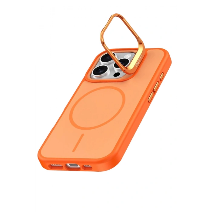 Durukar®   iPhone 16 Pro Max Flexa Magsafe Kapak - Turuncu