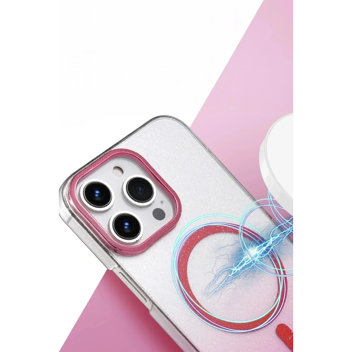Durukar® iPhone 16 Pro Max Glossy Magsafe Cover - Purple
