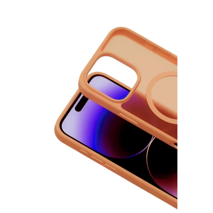 Durukar®   iPhone 16 Pro Max Jota Magsafe Kapak - Turuncu