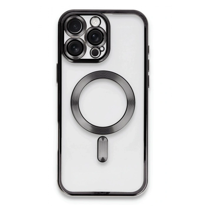 Durukar®  iPhone 16 Pro Max Kılıf Kross Magneticsafe Kapak - Siyah