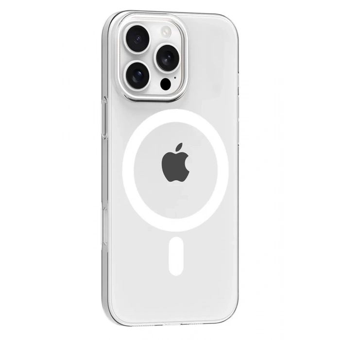 Durukar®   iPhone 16 Pro Max PC Blank Magsafe Kapak - Şeffaf