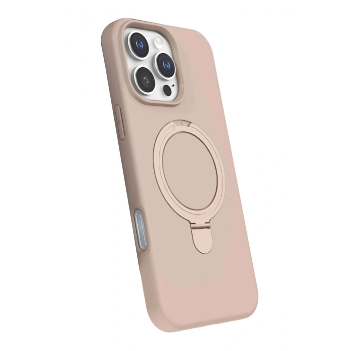 Durukar®   iPhone 16 Pro Max Regal Magsafe Standlı Kapak - Çöl Titanyum