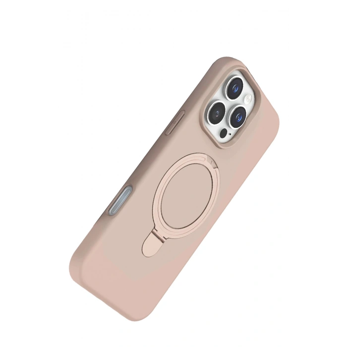 Durukar®   iPhone 16 Pro Max Regal Magsafe Standlı Kapak - Çöl Titanyum