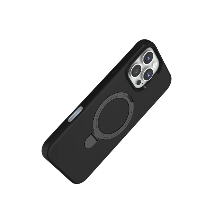 Durukar®   iPhone 16 Pro Max Regal Magsafe Standlı Kapak - Siyah